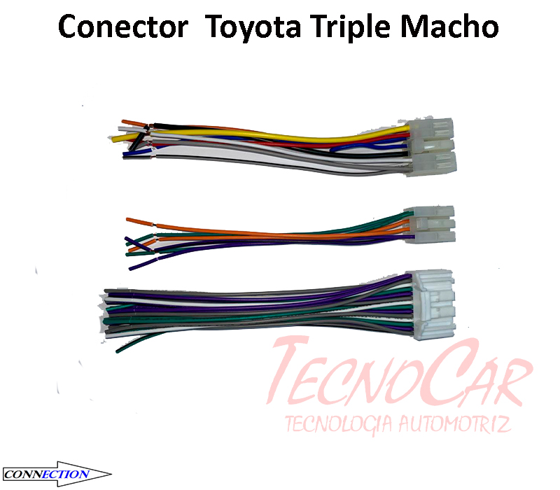 Conector Macho Toyota + Volante